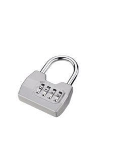 Generic 4 Digit Combination Lock Outdoor, Heavy Duty Locker Lock, Combination Lock for Locker, Waterproof Combo Lock for Gym Locker, Hasp Storage, Shed, Fence, Gate, Silver  - Image 1
