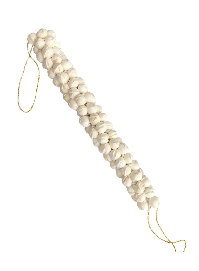 PRAVRAJYA PRAVRAJYA  Artificial Jasmine Mogra Flower Hair Gajra Garland Juda Decoration Phool Gazra Hair Accessory For Girls & Women - White  - Image 3