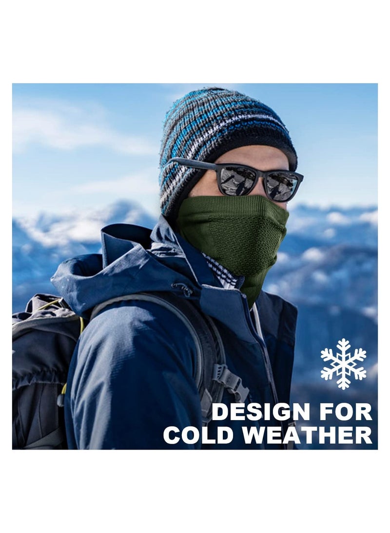 KASTWAVE Winter Windproof Neck Gaiter Face Mask, Motorcycle Neck Scarf with Breathable Mesh, Unisex Multifunctional Winter Elastic Neck Warmer Snoods for Skiing Snowboard Cycling Motocycle Sports, 2Pcs - Image 5