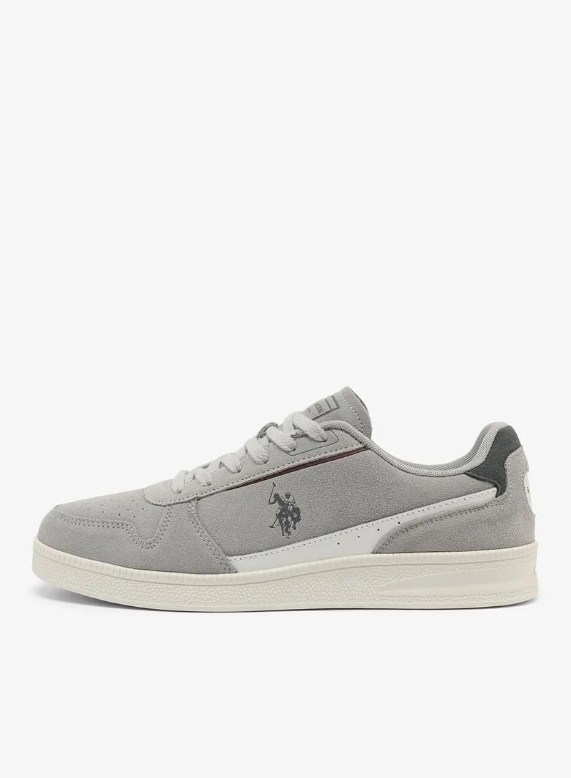 يو اس بولو اسن Perry S Men's Casual Walking Sneakers - L Grey