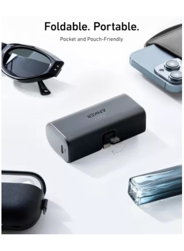 Ankey Anker Power Bank, 621 Power Bank with Built-In Lightning Connector, 5,000mAh MFi Certified 12W Portable Charger - Image 3