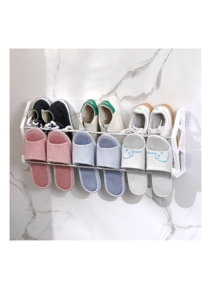 Yameem - Adhesive  Over the Door Shoe Rack, Wall Hanging Shoe Organizer - Image 1