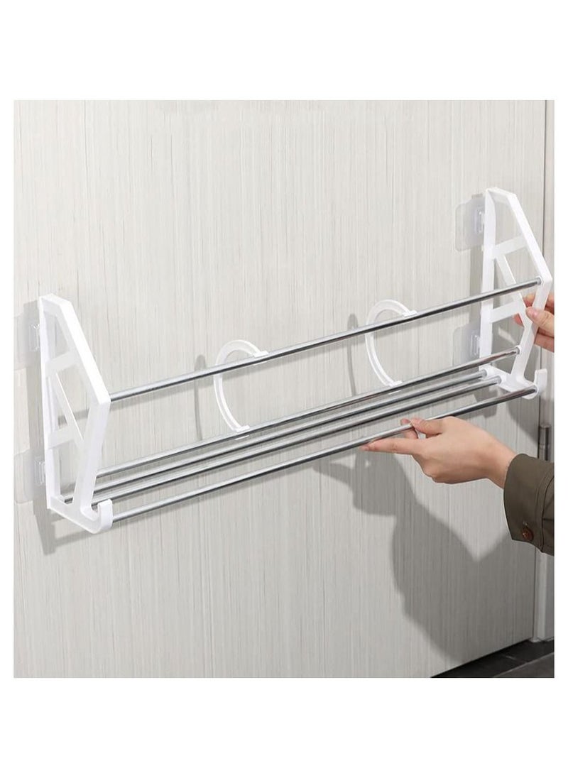 Yameem - Adhesive  Over the Door Shoe Rack, Wall Hanging Shoe Organizer - Image 1