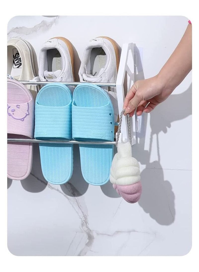 Yameem - Adhesive  Over the Door Shoe Rack, Wall Hanging Shoe Organizer - Image 1