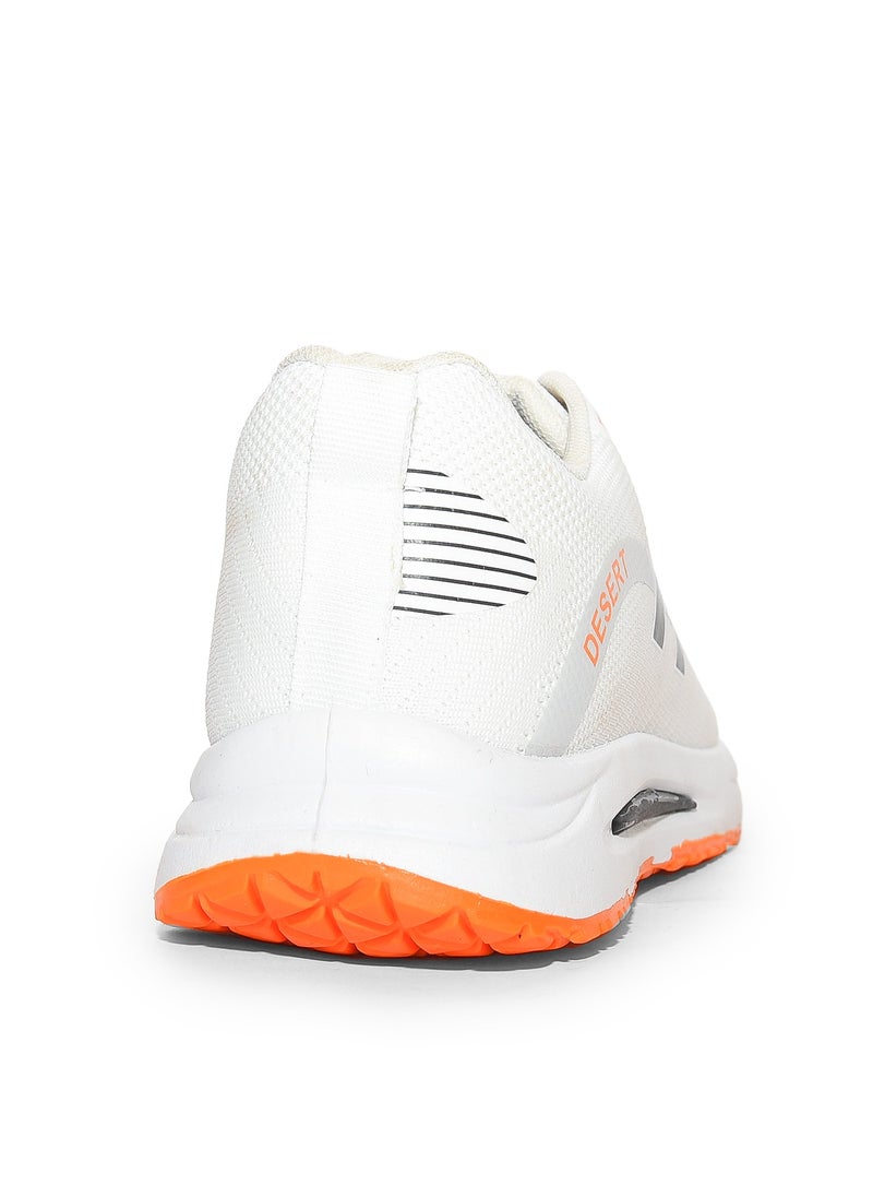 Desert - Men's Sportive Knit Sneakers – Stylish Printed Design - Image 1