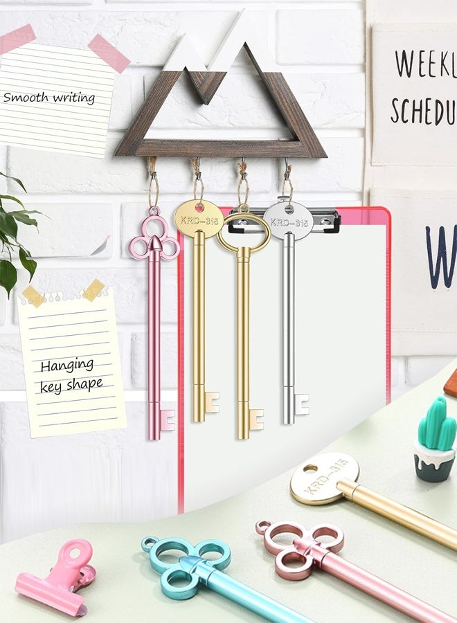 18 قلم حبر جل بتصميم مفتاح عتيق، أقلام على شكل مفتاح، أقلام مبتكرة، قلم أسود برأس رفيع للأدوات المكتبية والمدرسة، هدايا التخرج، قرطاسية مكافآت الطلاب - Image 3