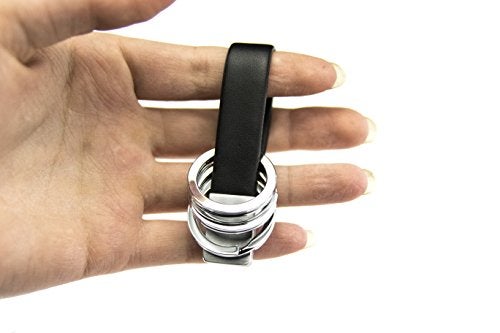 Troika Twister Black Leather Keyring (KRG649LE) - Image 4