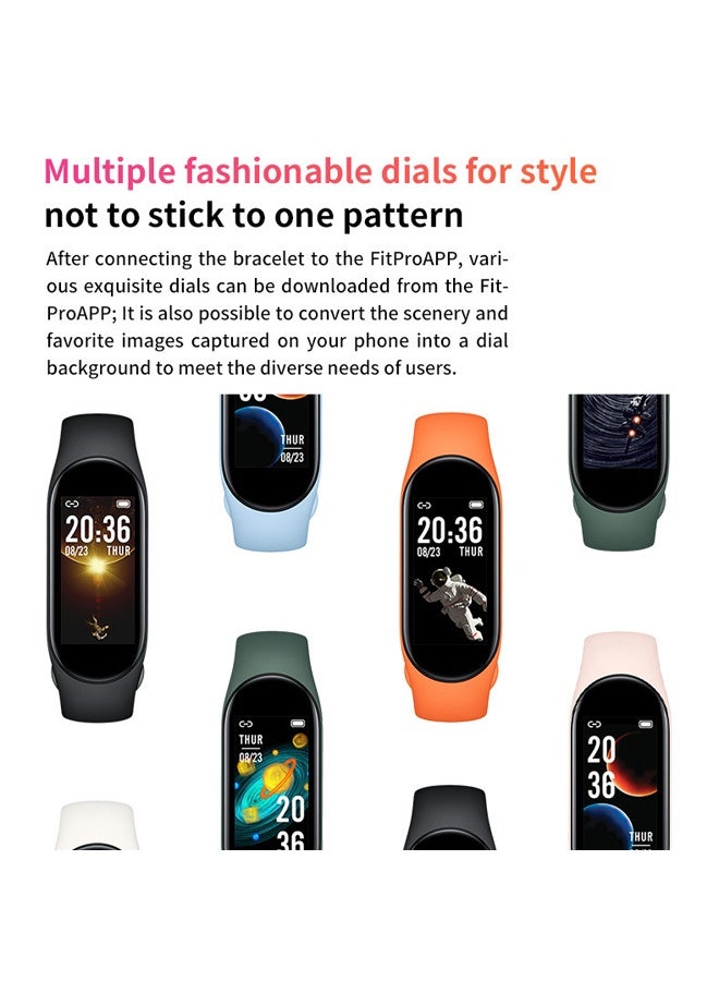 M8 Smart Sports Bracelet Watch Exercise Meter Bluetooth Heart Rate  Pressure  Oxygen Health Monitoring Sports Bracelet - Image 4