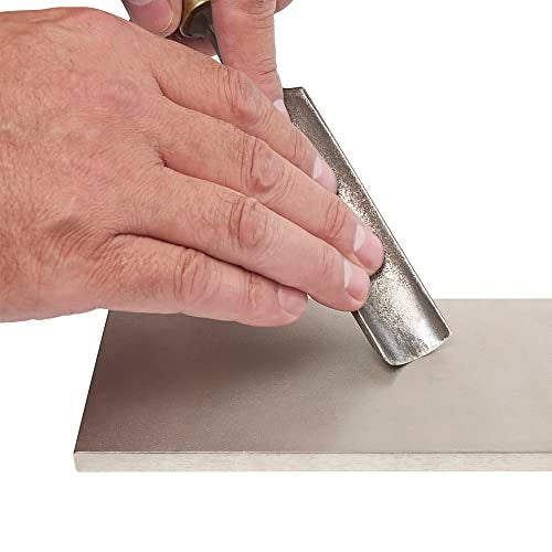 Trend 8-Inch Diamond Sharpening & Flattening Stone, Double Sided (180/600 Grit) Bench Stone with Pouch, Cleaning Block & Non-Slip Mat, DWS/CP8/FX - Image 4