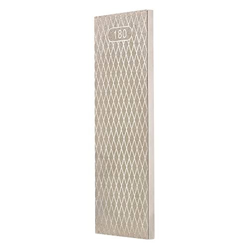 Trend 8-Inch Diamond Sharpening & Flattening Stone, Double Sided (180/600 Grit) Bench Stone with Pouch, Cleaning Block & Non-Slip Mat, DWS/CP8/FX - Image 1