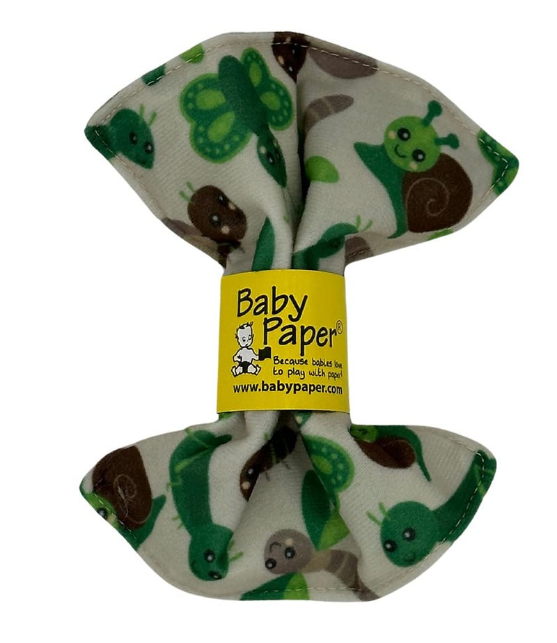 Baby Paper ورق الأطفال الأصلي - عضاضة وم toy حسية للأطفال والرضع | طباعة الحيوانات | غير سامة، قابلة للغسل | رائعة لحفلات استقبال المواليد - Image 1