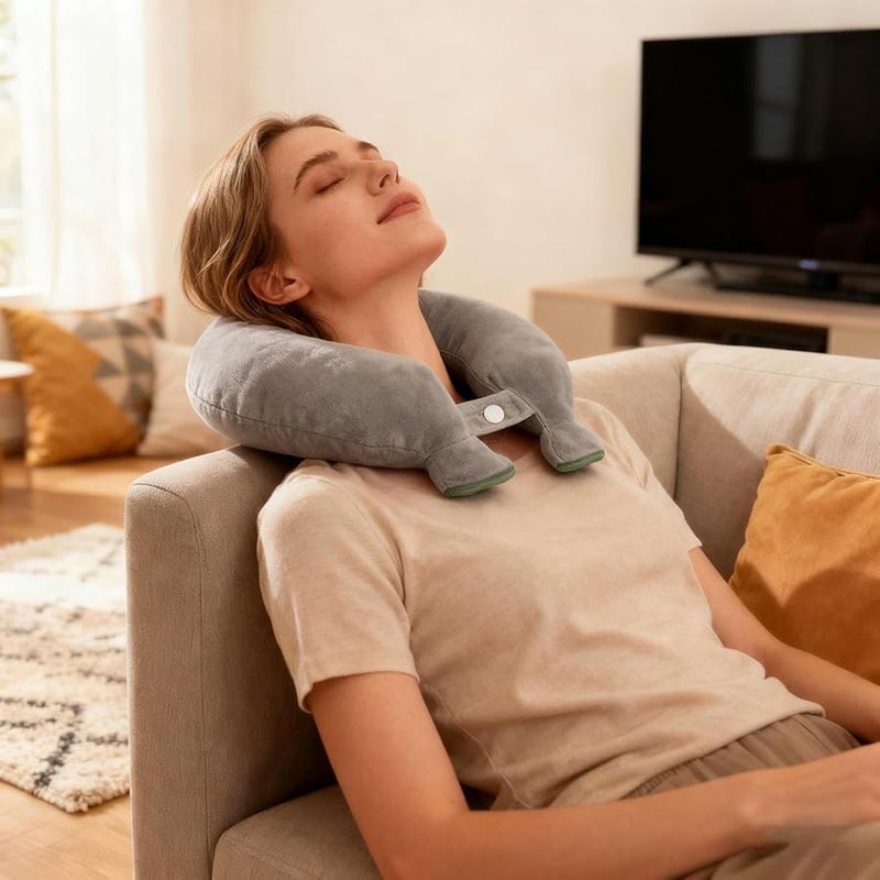 Gray Heating Bottle 1800ml Leak Proof Hot Water Pouch for Neck Back Shoulder Warmth - Image 3