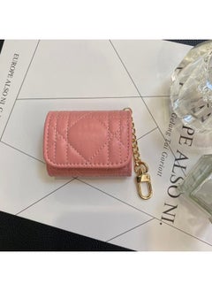 For Apple AirPods Pro Headset Protective Case Wireless 123 Generation Bluetooth Leather Small Chanel Universal Soft Case-Color:04#-Applicable Model:7.5cm * 6.5cm * 3cm Universal