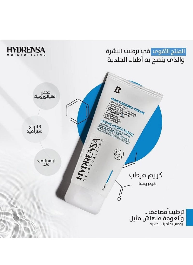 HYDRENSA - Moisturizing Cream for dry, atopic skin - 200ml - Image 1