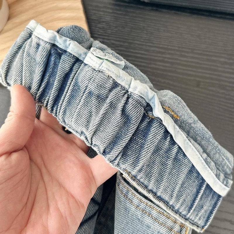 2025 New Children'S Jeans Big Boys Loose Soft All-Match Casual Western Style Long Pants - Image 4