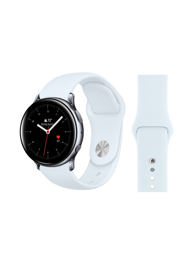 Perfii Replacement Band For Samsung Galaxy Active/Active2 White