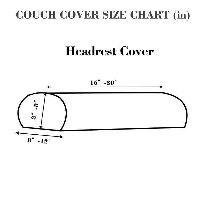 Disayu Sofa Covers Couch Covers for Sofa Pet Friendly Couch Cushion Covers Universal Sofa Covers Washable Stretch Slipcovers for Sectional Sofa (Texture Gray,Headrest Cover) - Image 2