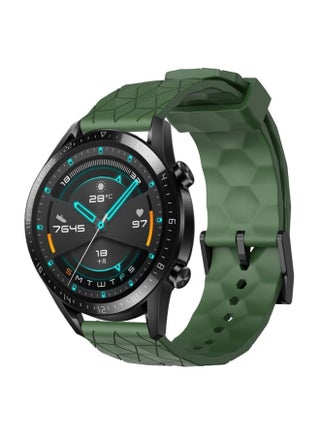 Replacement Strap For Huawei Watch GT2 42mm 20mm Football Pattern Solid Color Silicone Watch Band Army Green - pzsku/Z92EB704F3A3721723583Z/45/_/1714870389/d98bce7e-8ac1-4fc5-aa4c-932637a77fea