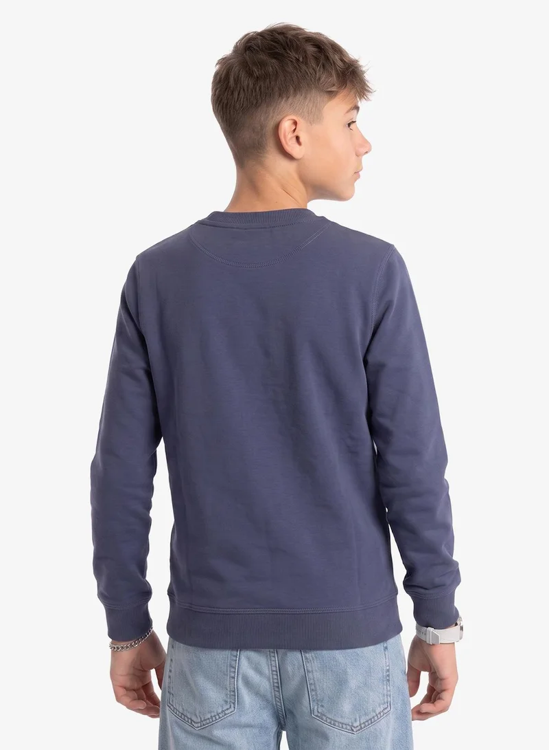 Jack & Jones Junior Youth Embroidered Crew Neck Sweatshirt