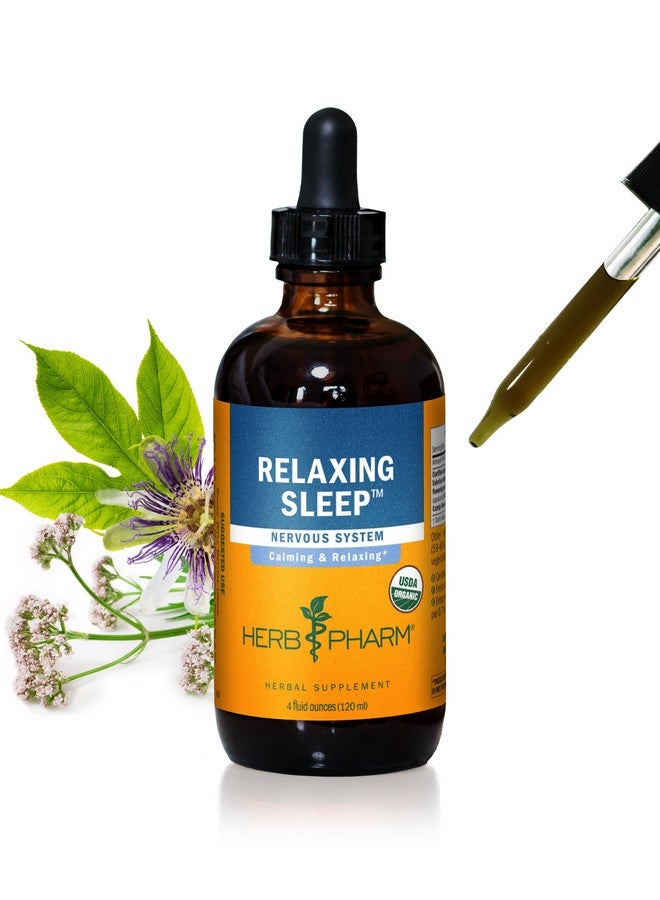 Herb Pharm Relaxing Sleep Herbal Formula with Valerian Liquid Extract - 4 Ounce (Pack of 1) - Image 1