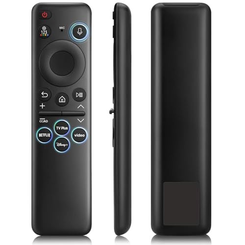OMAIC Rechargeable Voice Remote for Samsung-TV-Remote-Control-Replacement Compatible with Samsung Smart Frame Curved QLED TVs - Image 1