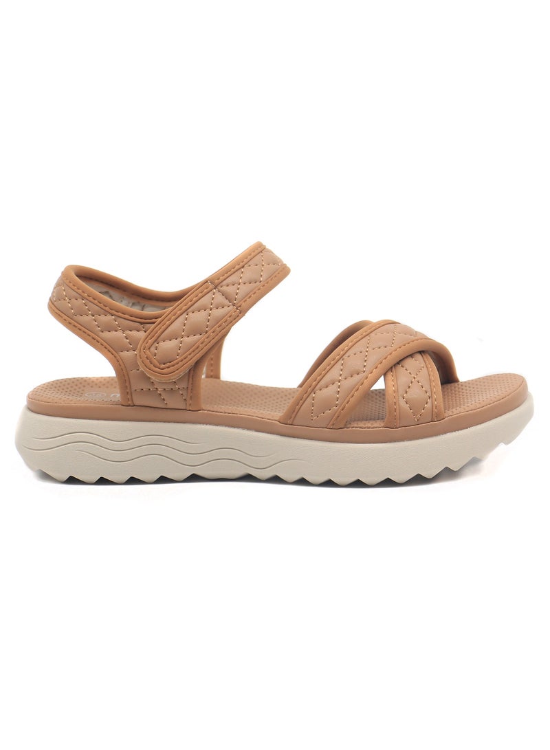 Monami Flat Sandals for Women | Open Toe, Casual Platform Women Shoes for Girls & Ladies | Lightweight Girls Sport Comfy Sandals
