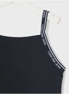 Calvin Klein Jeans Youth Logo Tape Strap Top  - Image 3