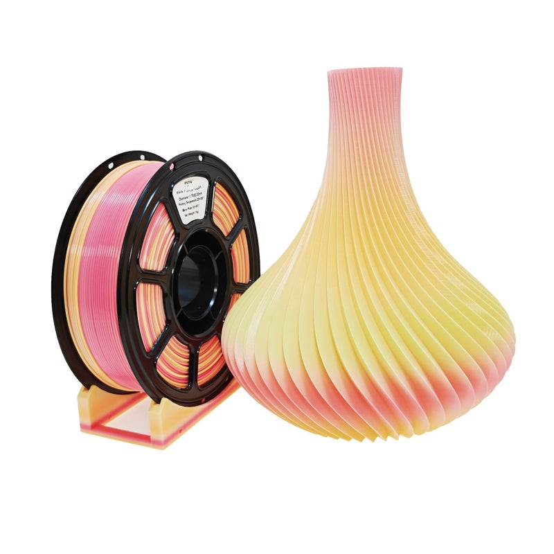 WU PETG 3D Printer Filament Rainbow Gradient 1.75mm, Autumn Colorful Multicolor, 330m Spool, Compatible with Bambu Lab and Most FDM 3D Printers - Image 5