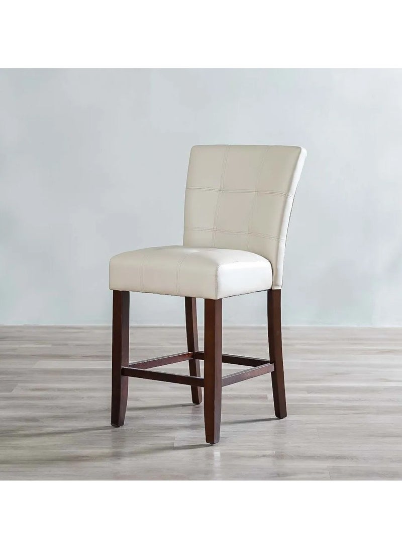 DANUBE HOME Brody Set Of 2 Dining Chair Strong and Sturdy Kitchen Dining Chairs Modern Design Furniture For Home Living Room Dining Room L 50.8 x W 64 x H 102.8 cm-Beige  - Image 1