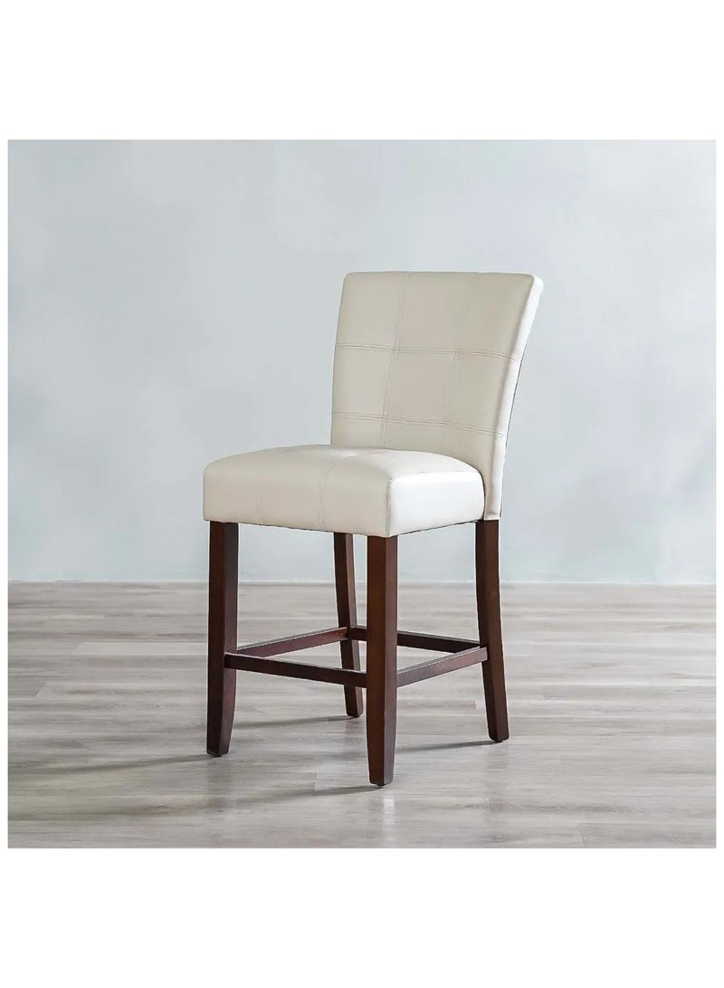 DANUBE HOME Brody Set Of 2 Dining Chair Strong and Sturdy Kitchen Dining Chairs Modern Design Furniture For Home Living Room Dining Room L 50.8 x W 64 x H 102.8 cm-Beige  - Image 3
