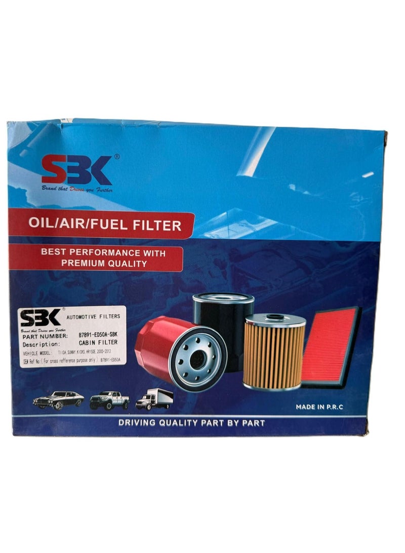SBK Cabin Filter TIDA,VERSA,SUNNY,KICKS 2005-2012 - Image 4
