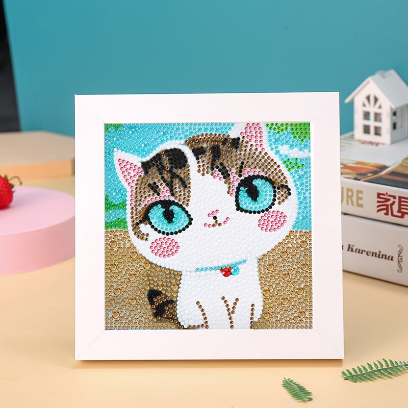 New Cartoon Diamond Painting 5D Diamond Handmade Diy Handmade Full Diamond With Frame Decorative Diamond Painting Wooden Po Frame - Image 4