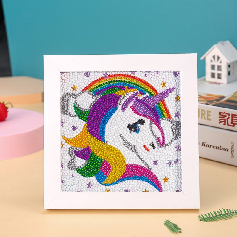 New Cartoon Diamond Painting 5D Diamond Handmade Diy Handmade Full Diamond With Frame Decorative Diamond Painting Wooden Po Frame - Image 1