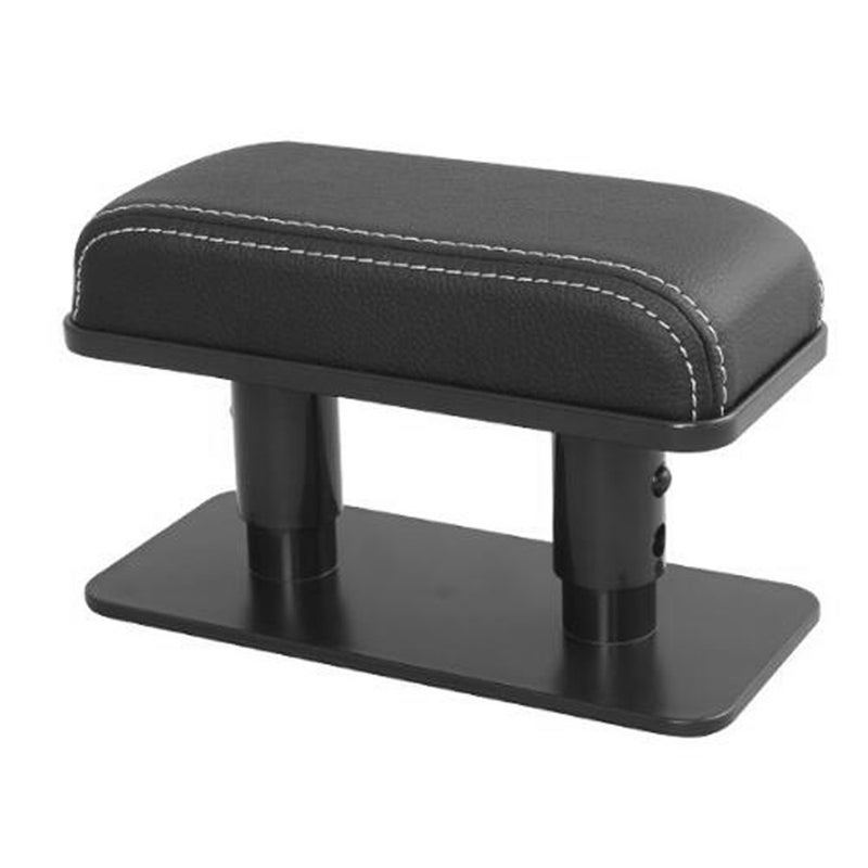 Car Armrest Pad Left Elbow Support Universal Leather Arm Rest Cushion Support 3 Adjustable Height Non-Destructive Installation - Image 1