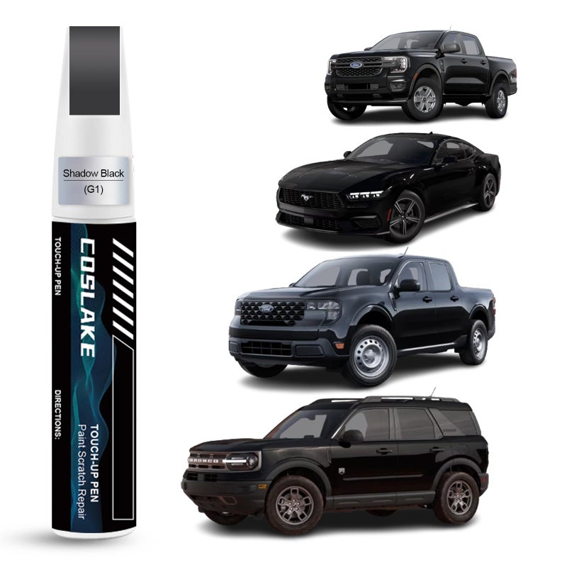 COSLAKE Car Touch Up PaintShadow BlackG1 for Ford Car Paint Scratch Repair Kit Quick Easy Solution to Repair 2 in 1 Scratch Remover Pen with 2PCS Disposable Micro Applicators - Image 3