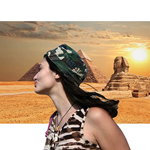 Eainb 10x8ft Egypt Sphinx Pyramid Backdrop Egyptian Travel Themed Party Photography Background Ancient Architecture Ruins Sky Clouds Boy Birthday Decor Adults Portraits Nature Scenic Photo Studio Props - Image 2