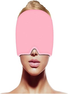 Headache Relief Hat for Migraine, Headache Migraine Relief Cap for Tension Headache Migraine Relief, One Size Fits All Headache Cap with Reusable Ice Gel Pack for Puffy Eyes, Stress Relief