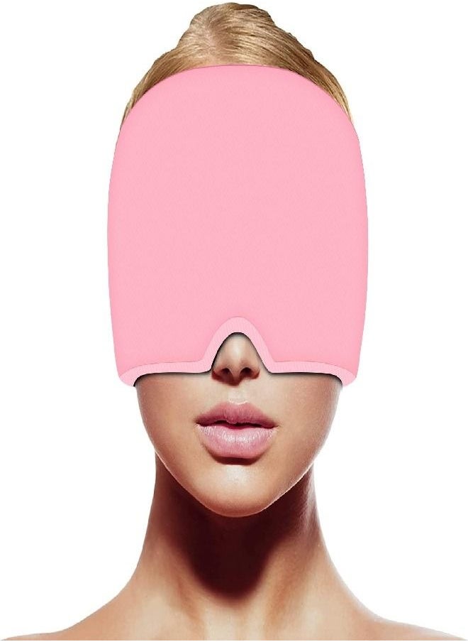 Generic - Headache Relief Hat for Migraine, Headache Migraine Relief Cap for Tension Headache Migraine Relief, One Size Fits All Headache Cap with Reusable Ice Gel Pack for Puffy Eyes, Stress Relief - Image 1