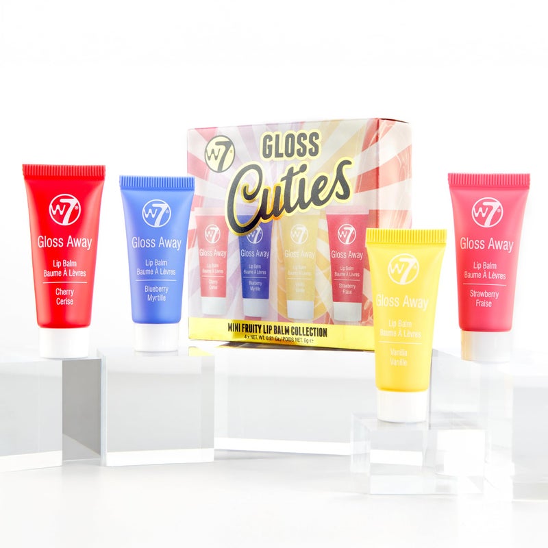 W7 Gloss Cuties - Mini Fruity Lip Balm Collection - Hydrating & Tinted Lip Balms - Image 4