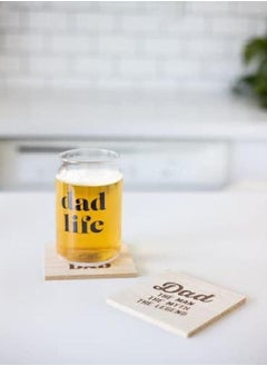 pearhead Pearhead Dad Life Beer Glass for Dads to Be, New Dads or Father’s Day, Fatherhood Pint Glass, Bar Accessory, Novelty Dad Accessory, 16oz  - Image 4