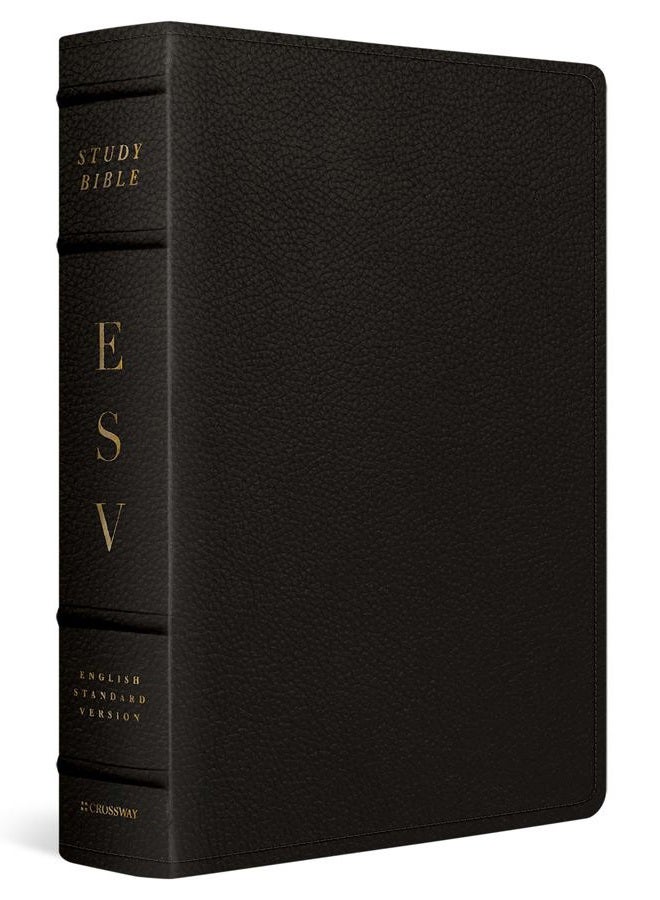 Crossway ESV Study Bible, Large Print (Buffalo Leather, Deep Brown) - Image 1