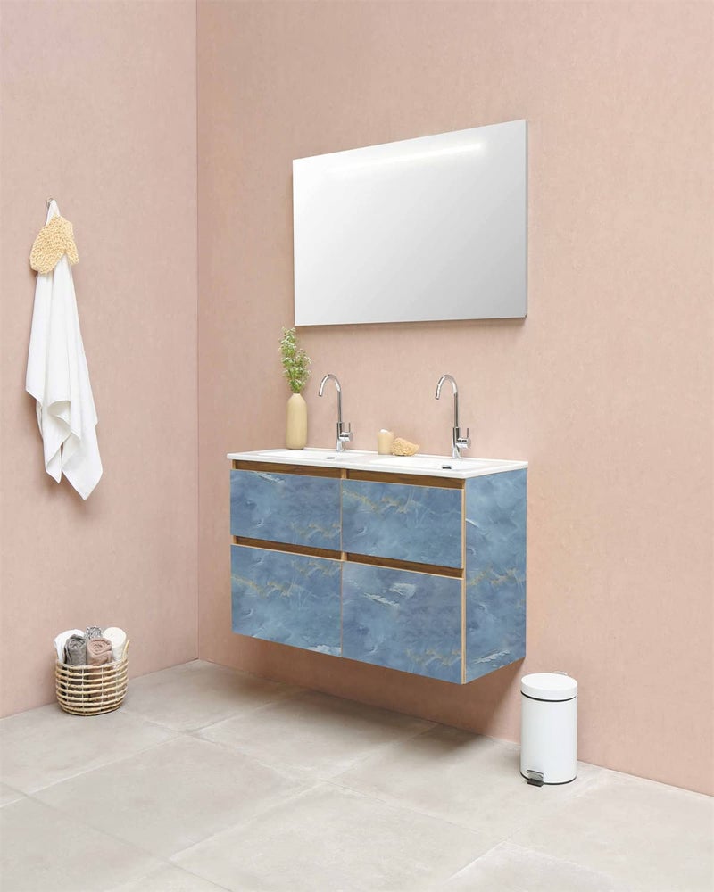 Barebeauty Self-Adhesive Wall Sticker Waterproof Anti Mode and Heat Resistant Drawer Kitchen Oil Proof Foil Stickers Kitchen Wallpaper (45cm X 300cm) (Pack of 1) - Image 4