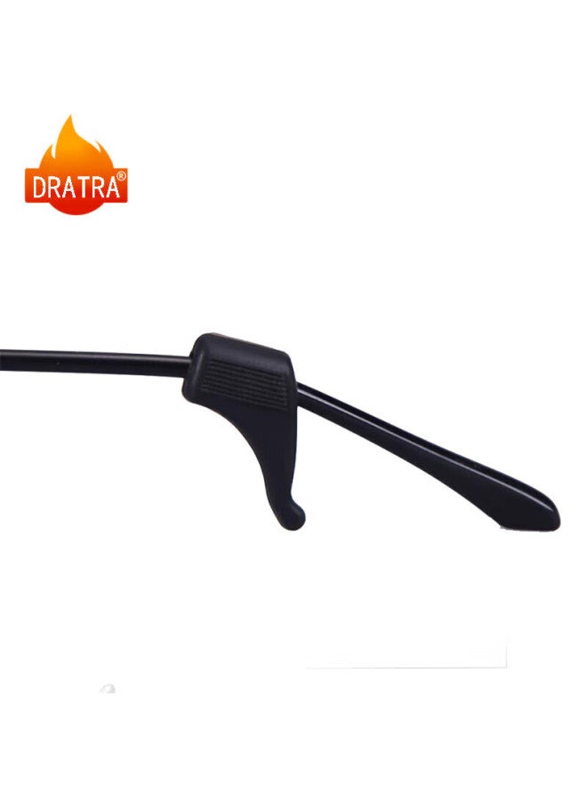 Dratra Eyegl Anti-slip Ear Hooks Silicone Anti-slip Rope Secure Gl Legs Prevent Dropping Running Playing Sports Anti-slip Artifact - Image 1