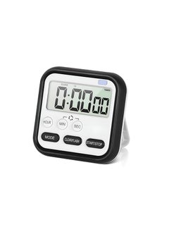 BENCI BENCI Digital Kitchen Timer Magnetic Countdown Up Cooking Timer Clock with Magnet Back Countdown Reminder Alarm Clock for Baking Sports Games Office Black  - Image 1