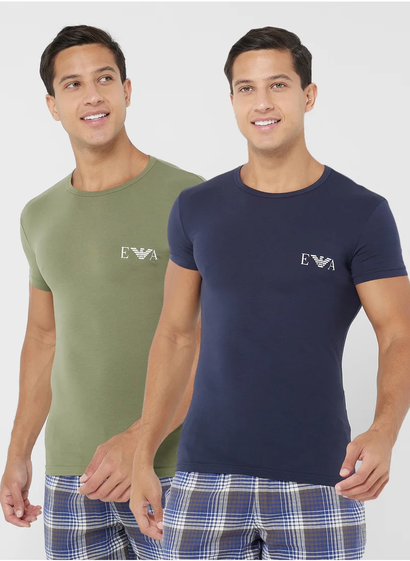 EMPORIO ARMANI 2-PACK CREW NECK T-SHIRT