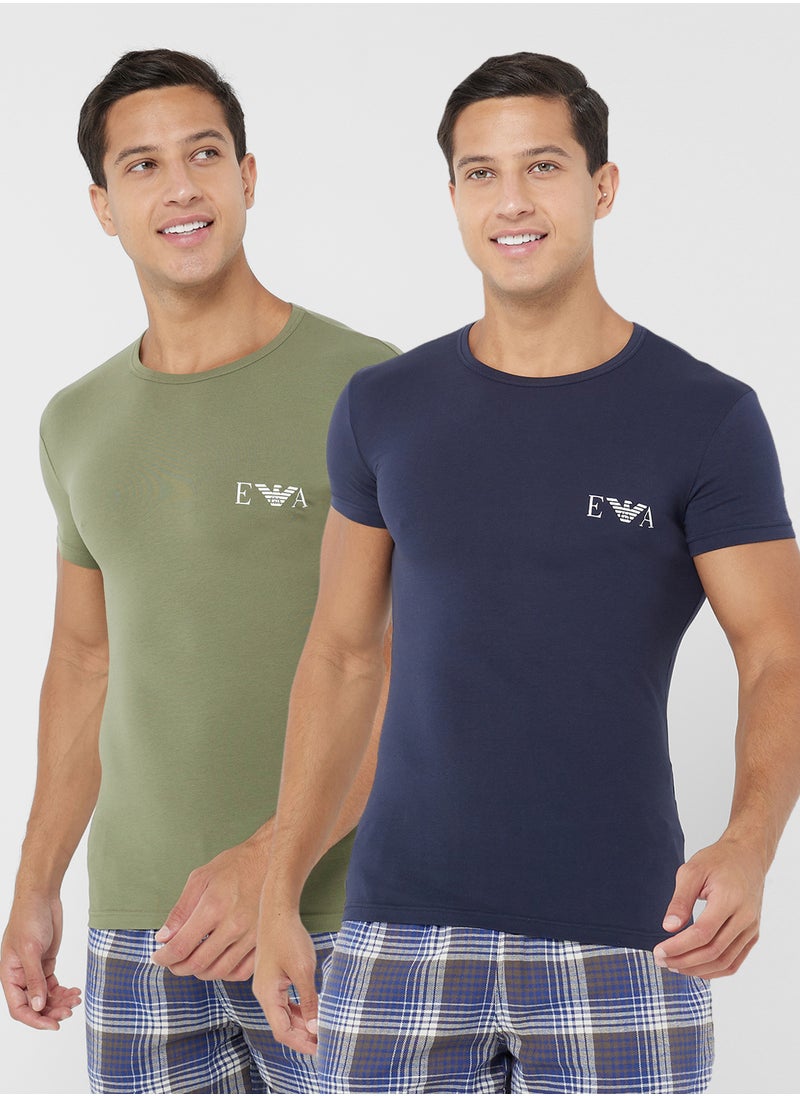 EMPORIO ARMANI 2-PACK CREW NECK T-SHIRT  - Image 1