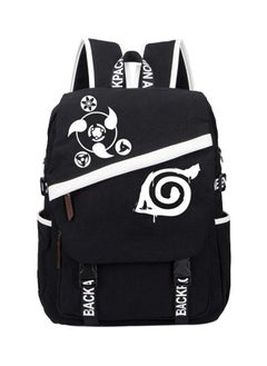 Naruto Hatake Kakashi Student Backpack Black/White