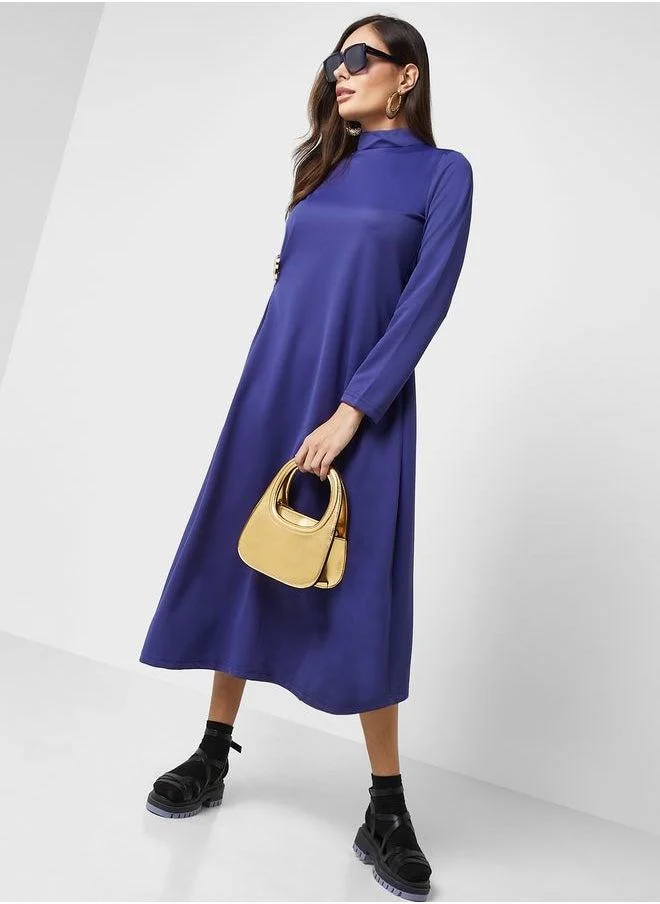 Refka by modanisa Long Sleeve Dress