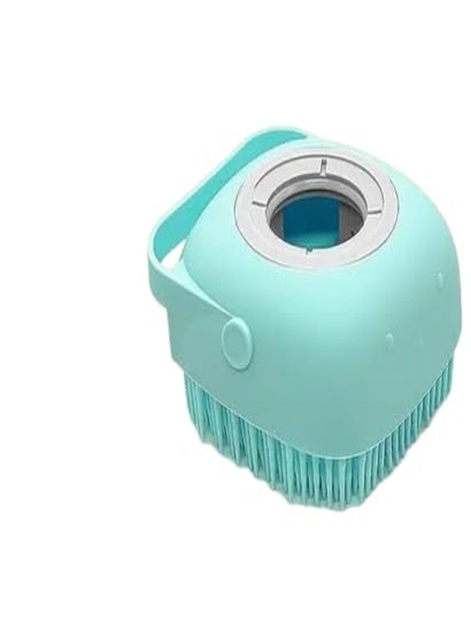 Multi-Function Bath Brush with Body Scrubber Dispenser - Gentle Exfoliating Brush for Smooth and Silky Skin - Ideal for All Skin Types