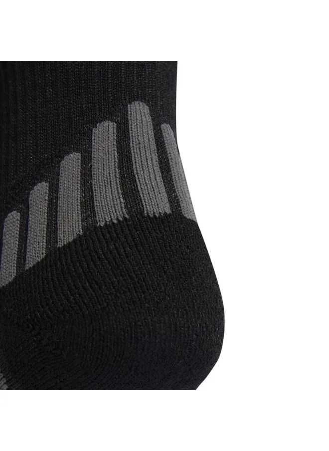 Adidas adidas PERF TRG QRT 1P Black Training SOCKS for Unisex - XS
